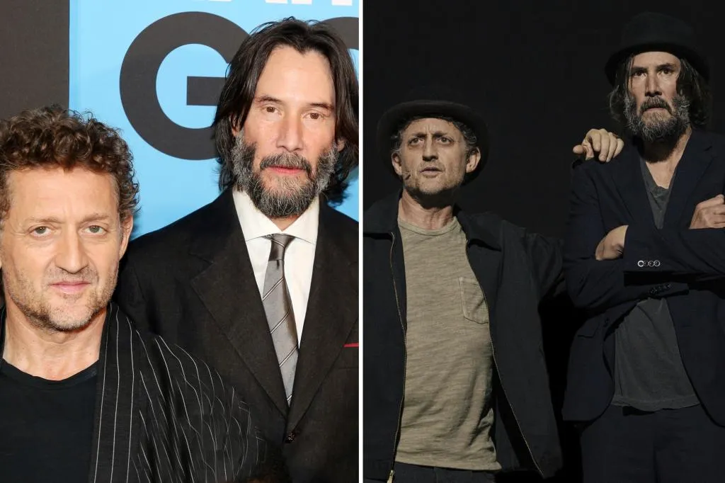 'Waiting for Godot' review: 'Rough' Keanu Reeves struggles in...