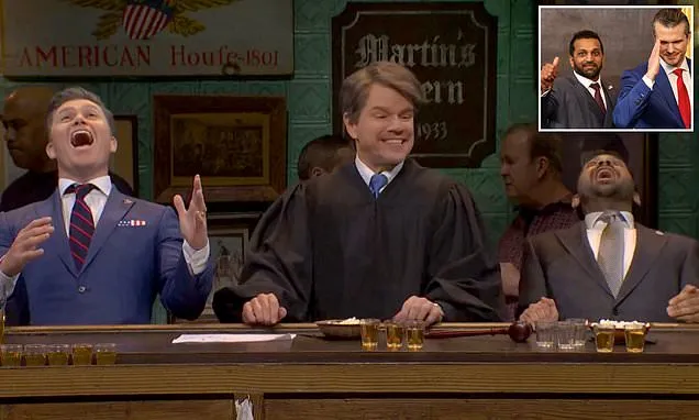 SNL make outrageous drinking jokes against MAGA trio