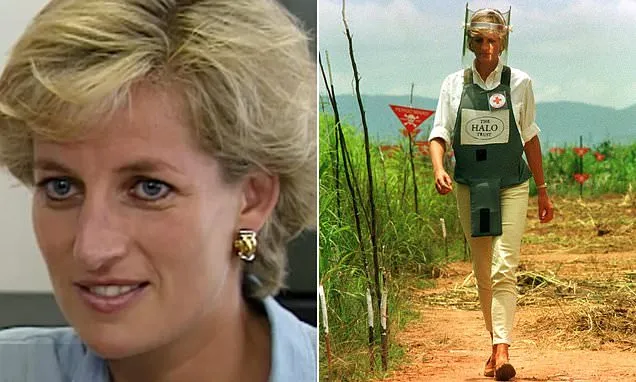 Unseen footage of Princess Diana during controversial landmine trip
