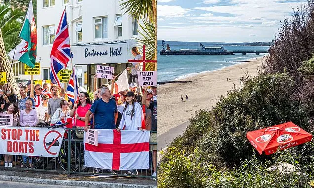 Homeless camp springs up at beauty spot - not far from migrant hotel