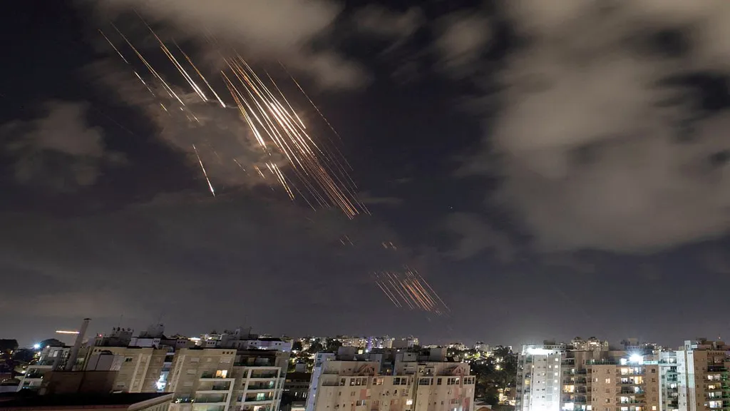 Graphic shows how Israel's Iron Dome defence snuffed out 180 rockets