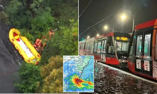 Sydney pounded by more than a MONTH of rain in just 24 hours