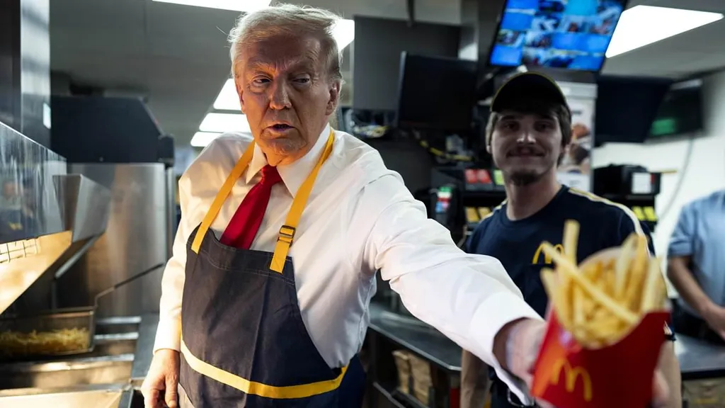 Trump's jaw-dropping McDonald's order goes viral amid health alarm