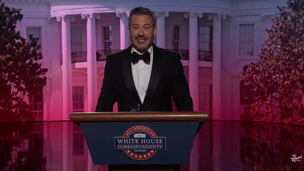 Jimmy Kimmel Roasts Trump at a Mock White House Correspondents' Dinner