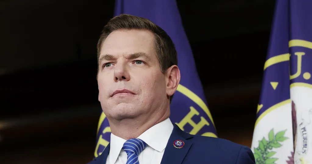 Swalwell Short-Circuits When Asked if Biological Men Should Stay Out of Women's Bathrooms