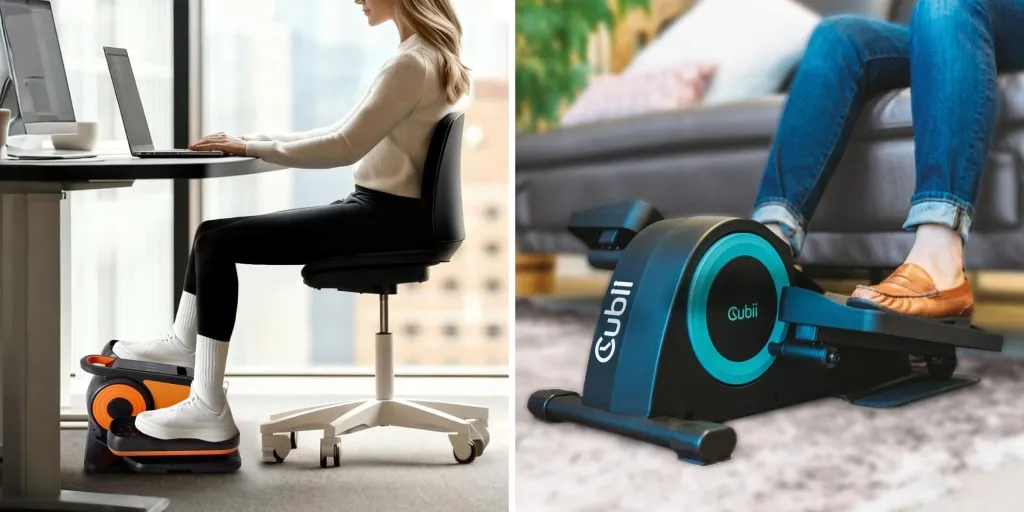 You already know sitting all day is bad for you  --  let one of these under-desk ellipticals help