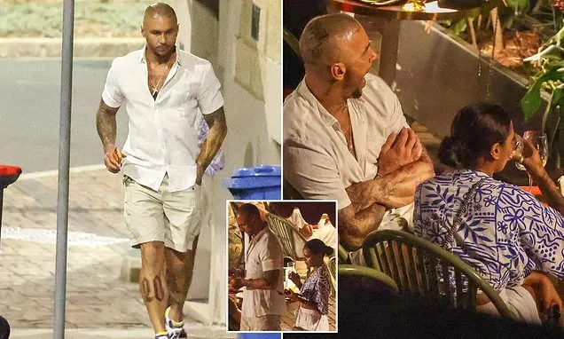 Anthony Lees, better known online as Spanian, spotted on dinner date