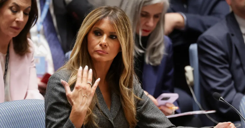 Melania Trump chairs UN meeting on children in conflict