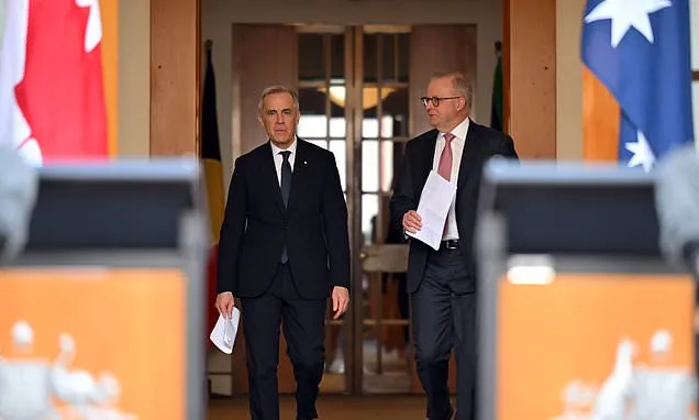 Carney pitches coalition of 'middle powers' to Albanese