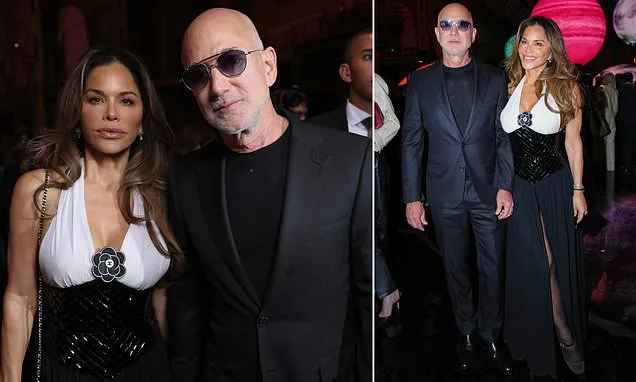 Lauren Sanchez and Jeff Bezos put on a loved-up display at Chanel show