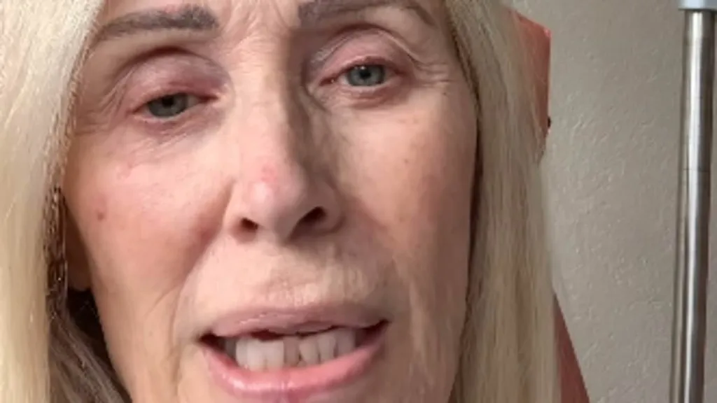 Angie Best weighs 7 stone and needs to put on weight to continue chemo