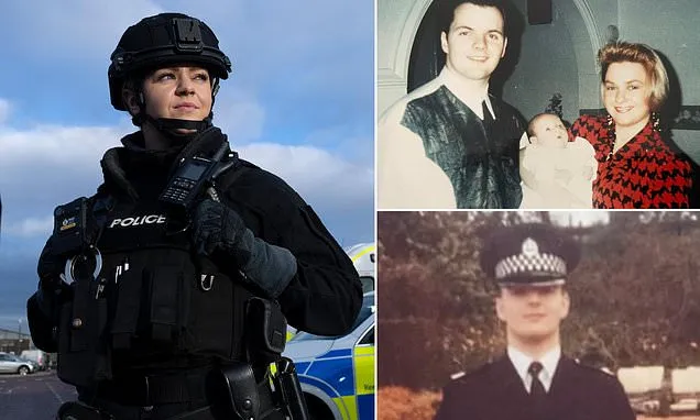 Gun cop follows in footsteps of father who died in the line of duty