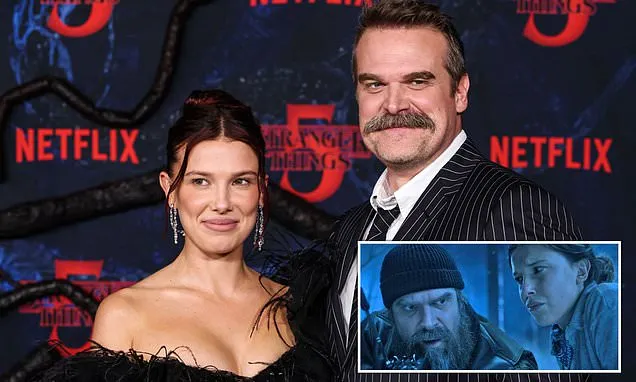 Millie Bobby Brown and David Harbour reunite after harassment claims
