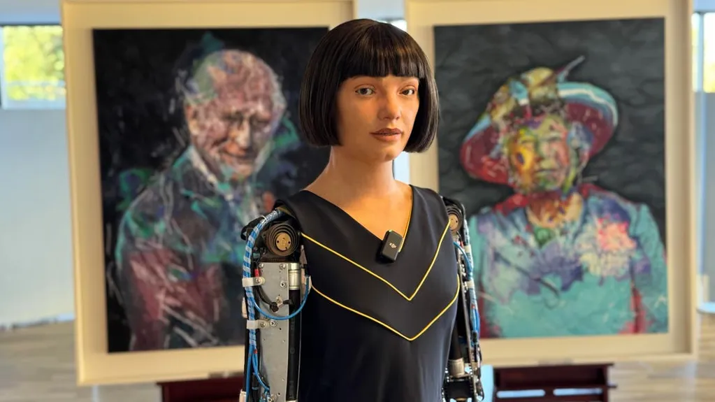 King Charles III Gets A New Portrait  --  Painted By A Humanoid Robot