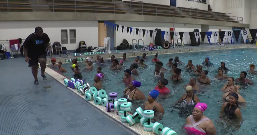 Water aerobics gets a high-energy makeover in Baltimore