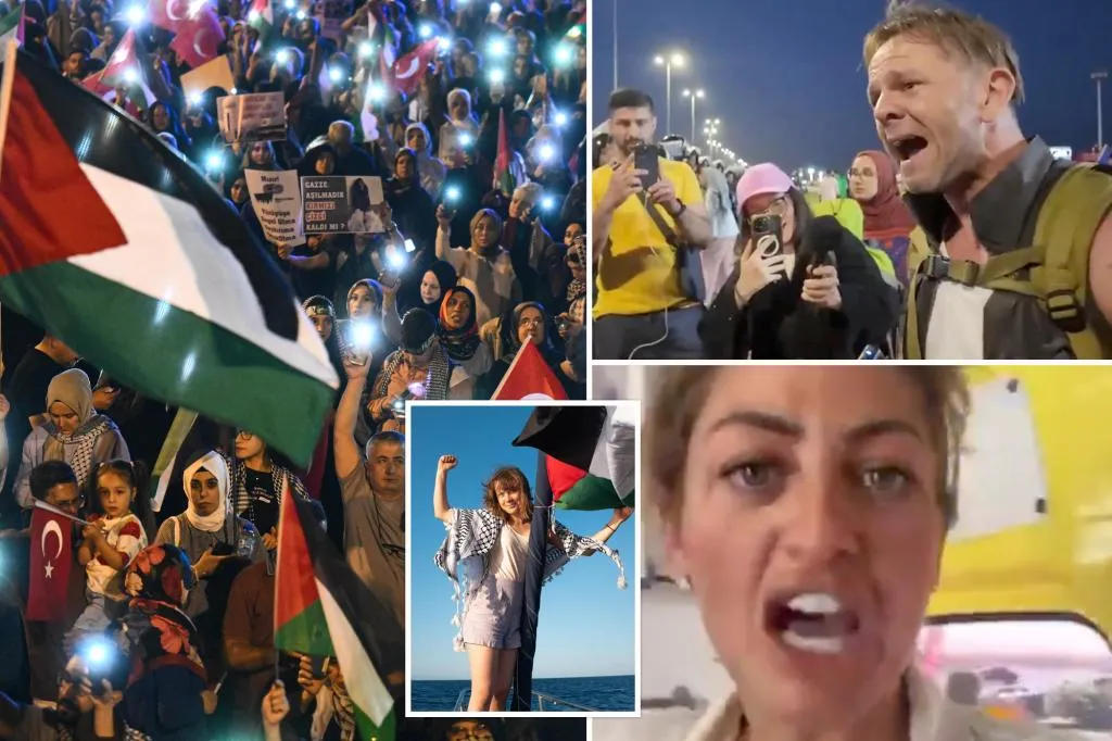March for Gaza descends into farce as fed-up Egyptians clash with...