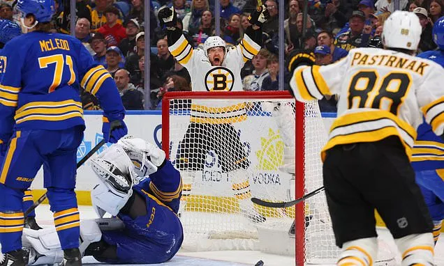 Pavel Zacha scores 38 seconds into OT to give the Bruins a 4-3 win...