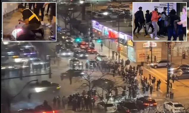 Horrified tourists in Chicago confronted by nightmarish Mad Max scene