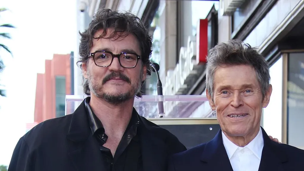 Pedro Pascal goes viral for 'creepy' touching of Willem Dafoe's wife
