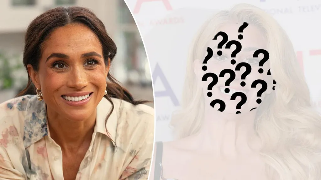 Which surprising celebrity is mimicking Meghan Markle?