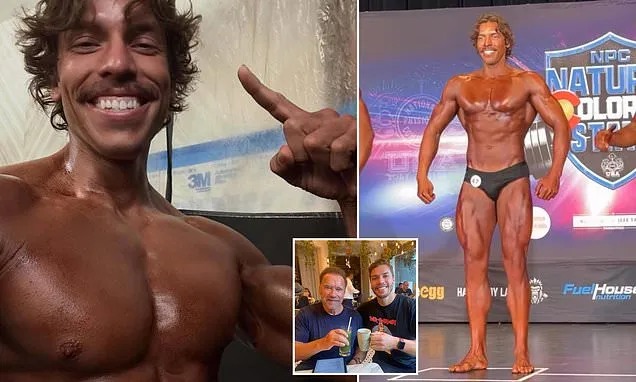 Arnold Schwarzenegger's love child triumphs in bodybuilding debut