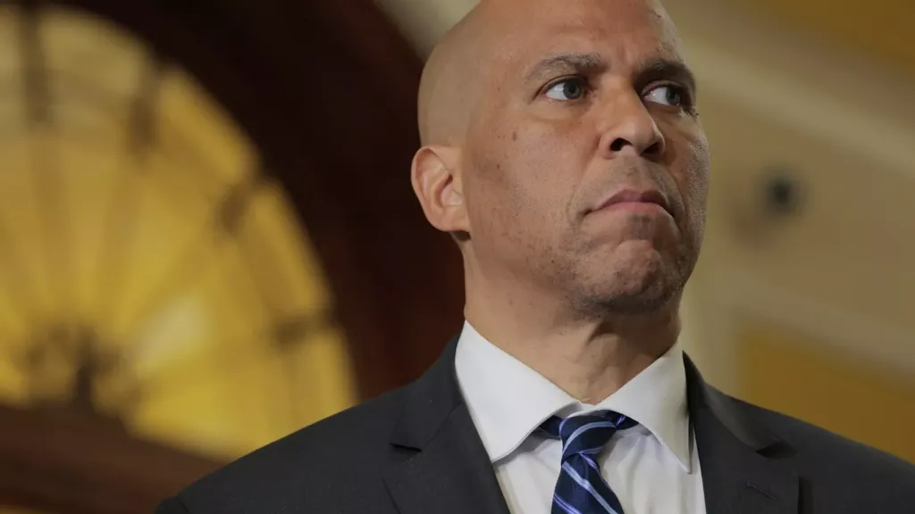 MAGA accuses Democratic Senator Cory Booker of doing 'Nazi salute'