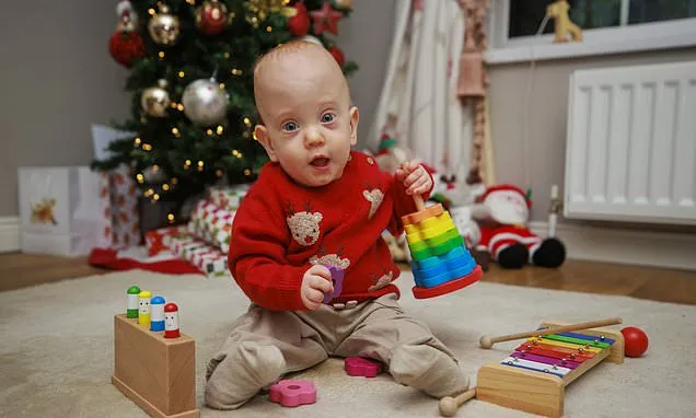 Premature baby boy who beat the odds set for Christmas dinner at home