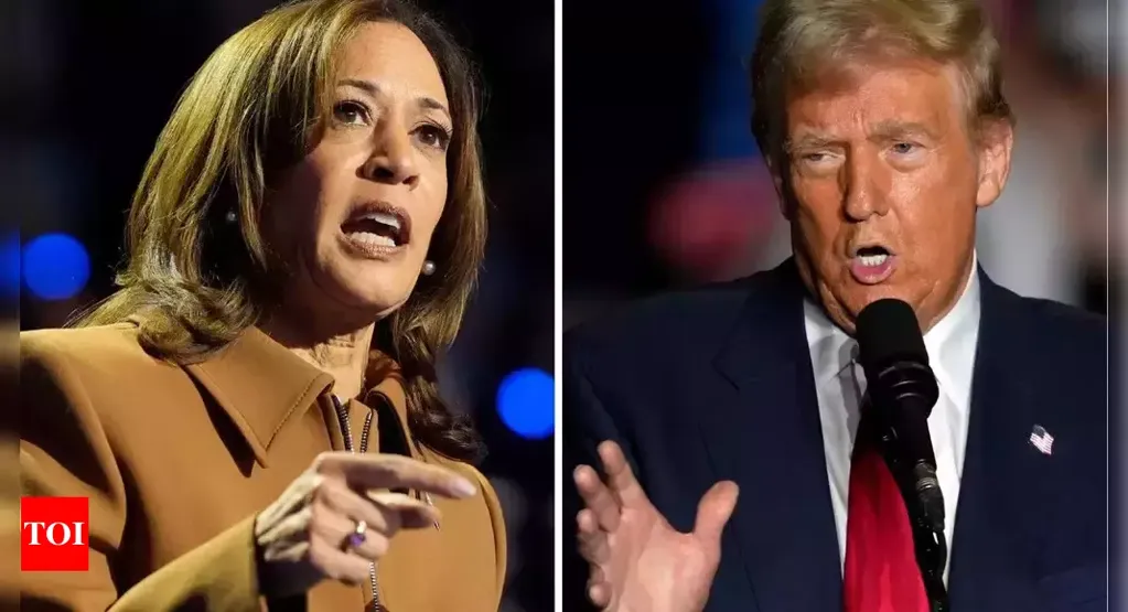 Trump is unstable, obsessed with revenge: Harris - Times of India