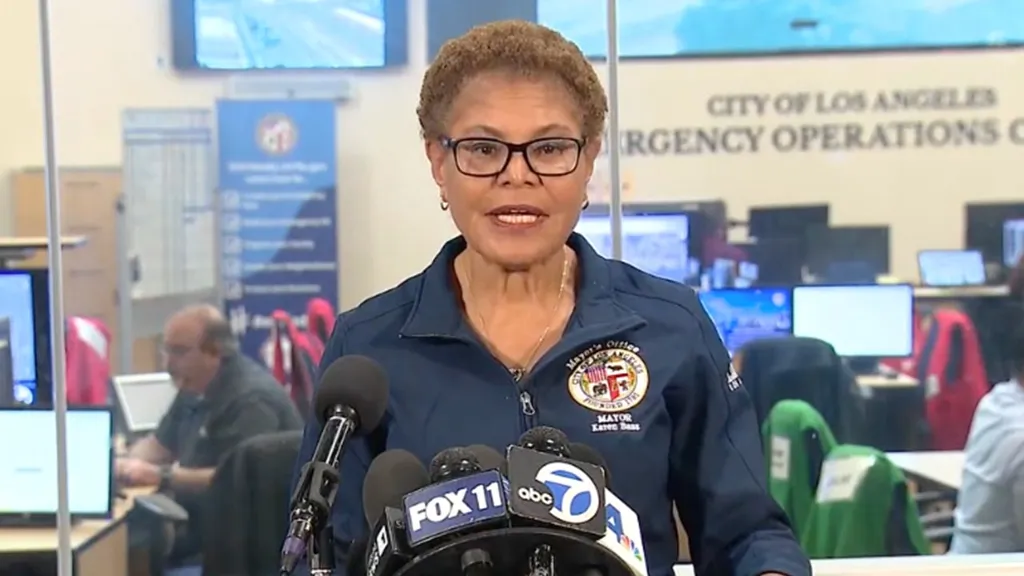 Internal records show Bass asserted 'ultimate authority' over post-Palisades Fire messaging