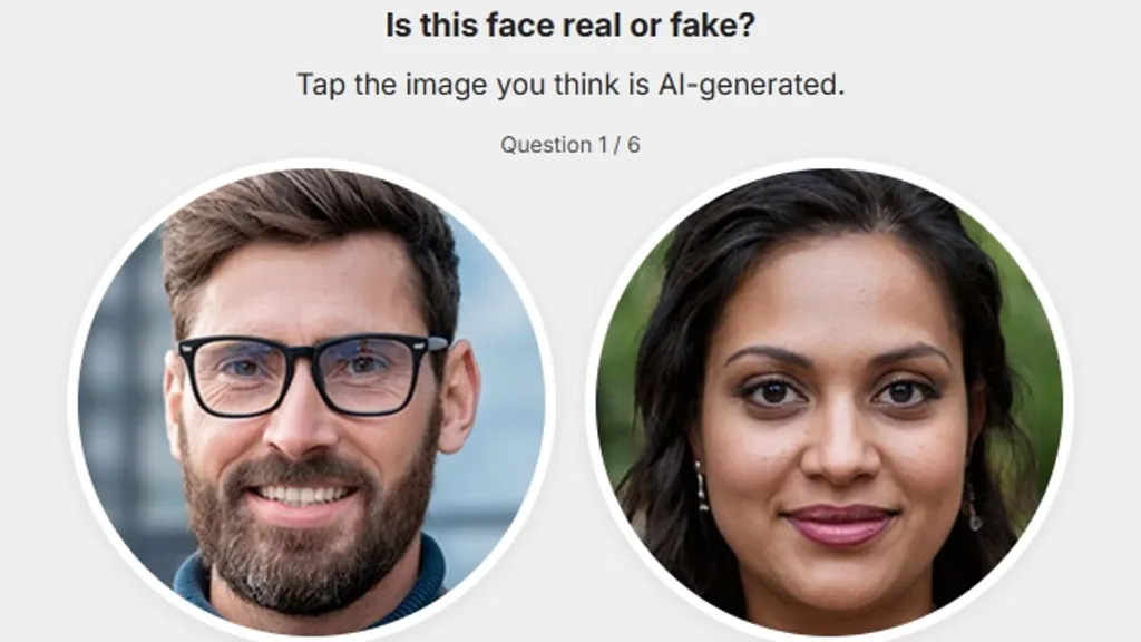 Can you tell the difference between real and AI-generated people?