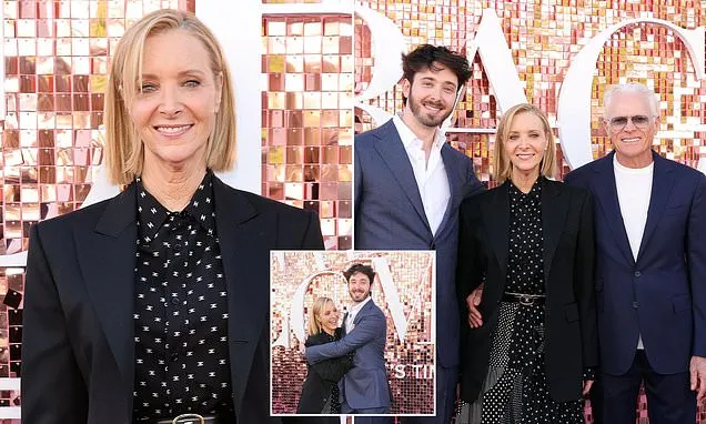 Lisa Kudrow in rare sighting with her family at The Comeback premiere