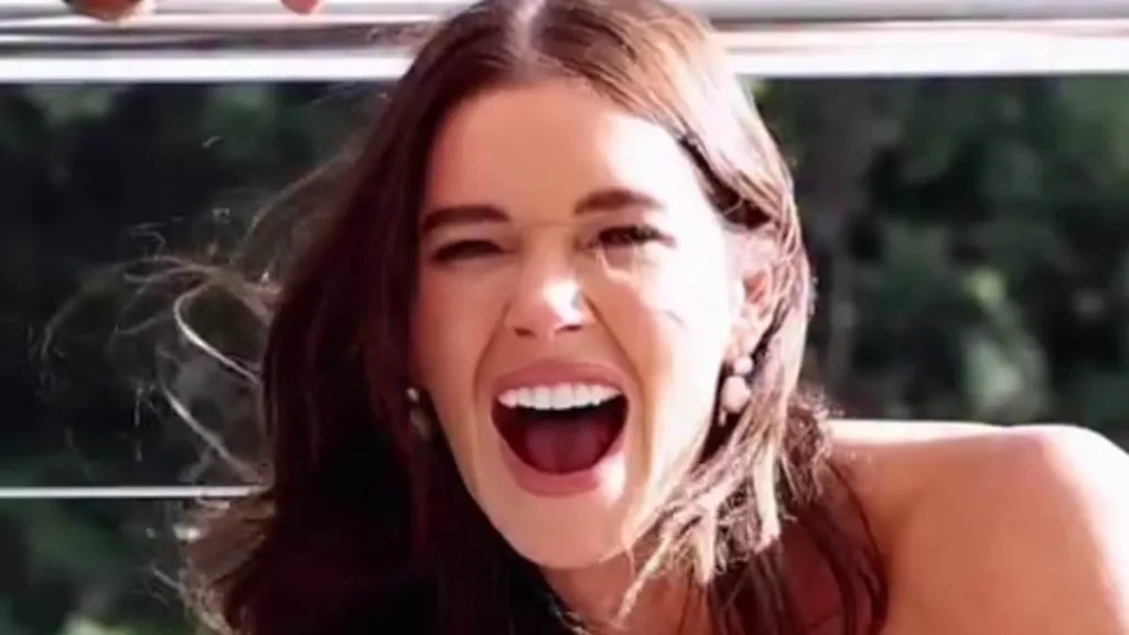 Brittany Hockley suffers epic wardrobe malfunction at second wedding
