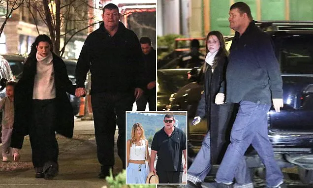 Newly engaged James Packer looks to be in good spirits in New York