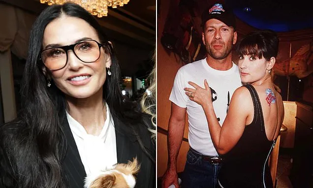 Demi Moore makes the rare move of describing Bruce Willis marriage