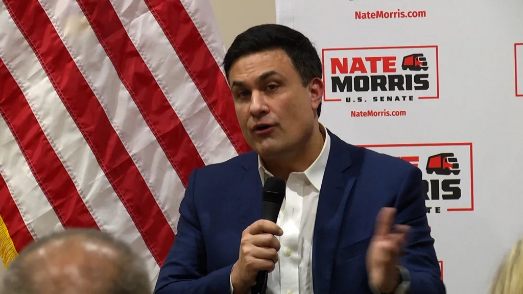 Senate candidate Nate Morris holds town hall in Bowling Green - WNKY News 40 Television