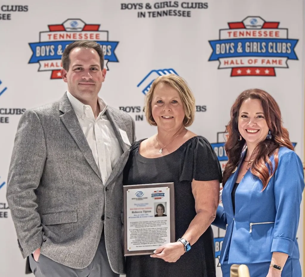 Rebecca Tipton Inducted into Tennessee Boys & Girls Clubs Hall of Fame