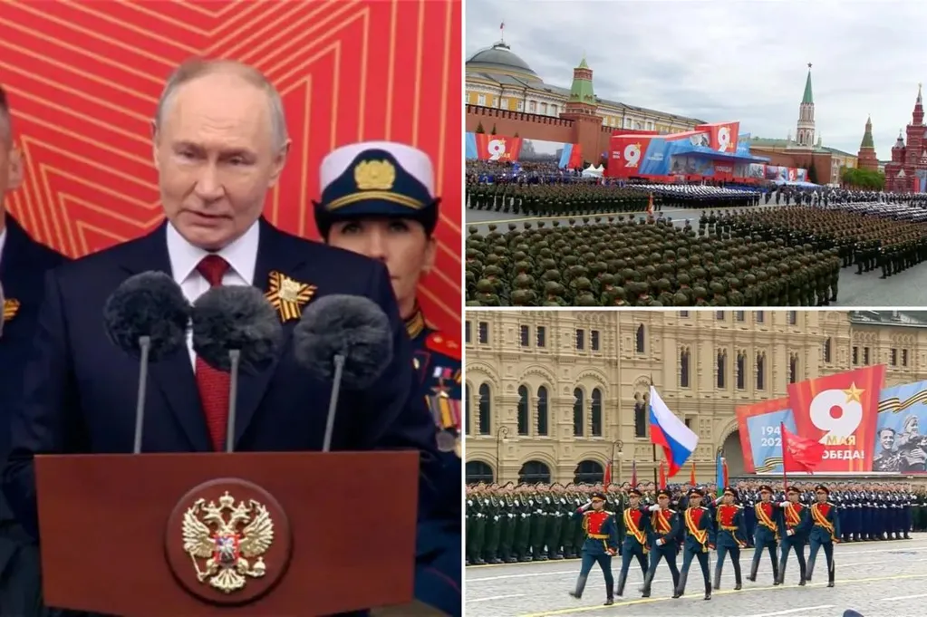 Putin attends scaled-back WW2 victory parade as worries deepen over Ukraine war