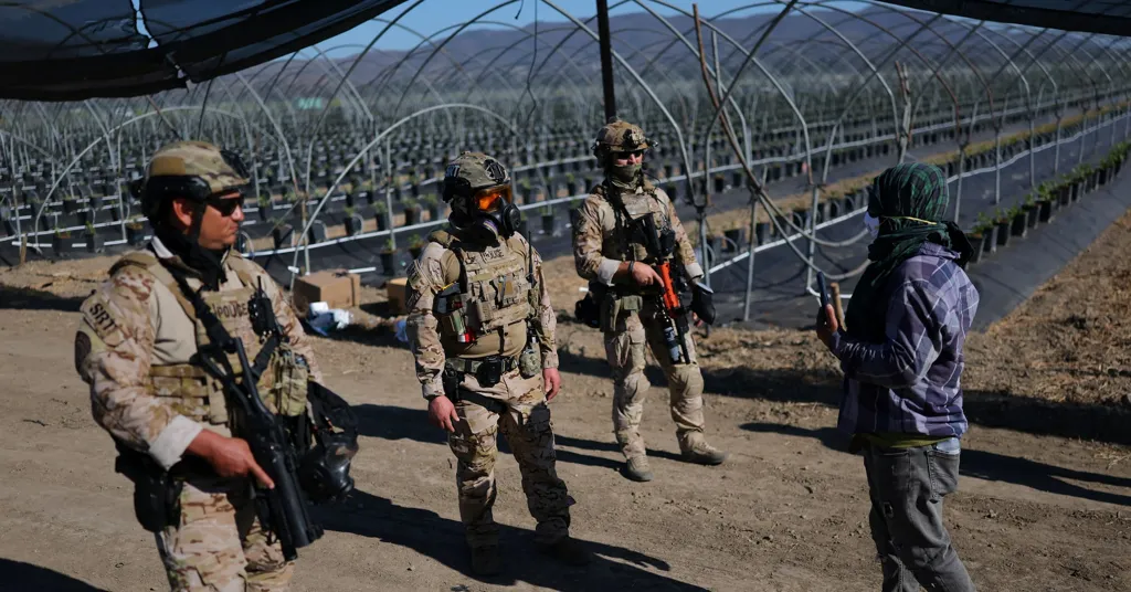 US citizen says he was jailed for three days after California immigration raid