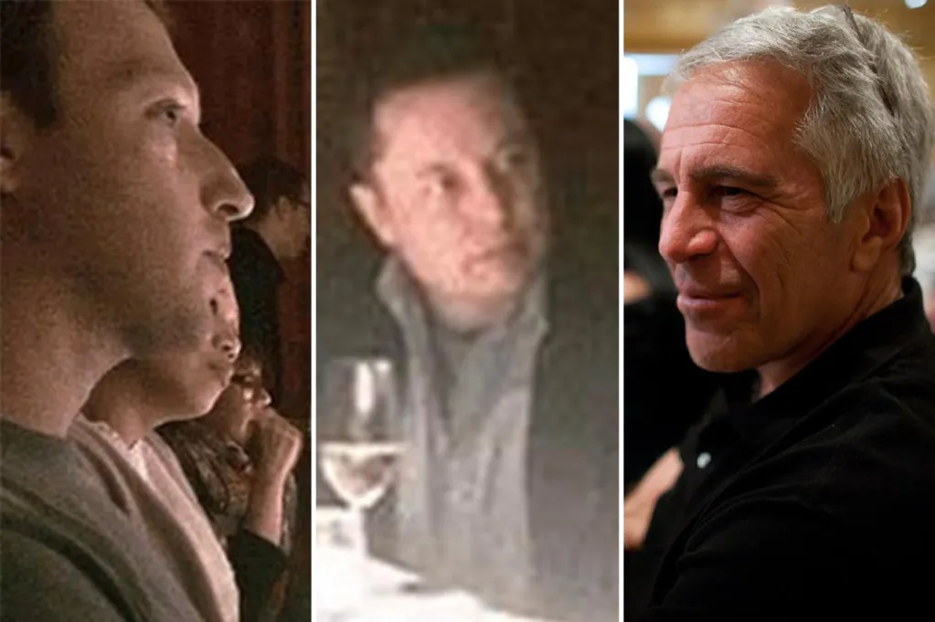 Zuckerberg, Musk pictured at Epstein's 'wild' dinner with  other...