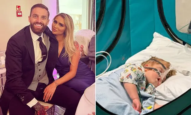 Aaron Chalmers' ex reveals their three-year-old has had 20 surgeries