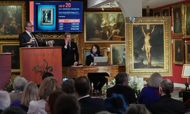 Long-lost Rubens painting depicting crucifixion sells for $2.7M