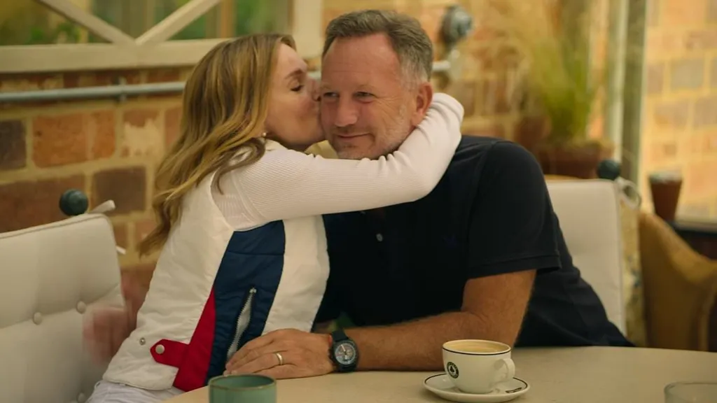 Moment Christian Horner tells Geri Halliwell he's been sacked revealed