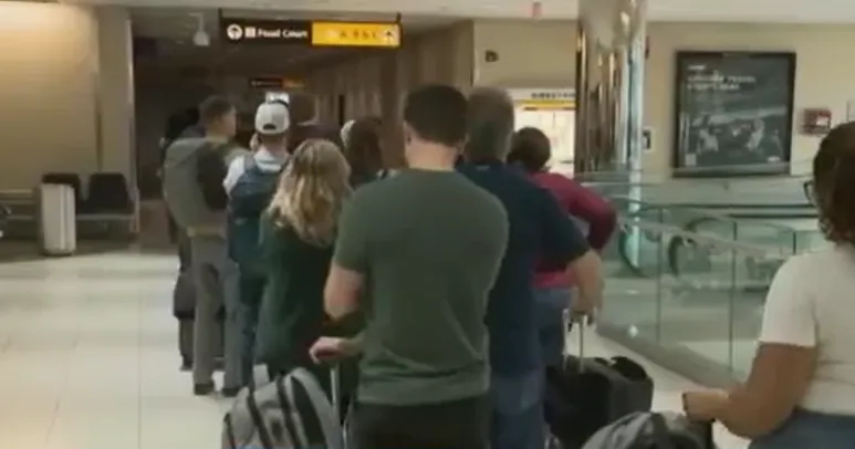Baltimore airport travelers frustrated by longer wait times amid partial government shutdown
