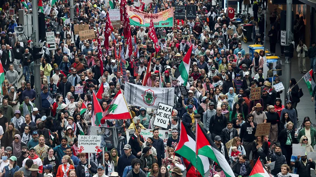 Astonishing claim about October 7 attack as Palestine protests erupt