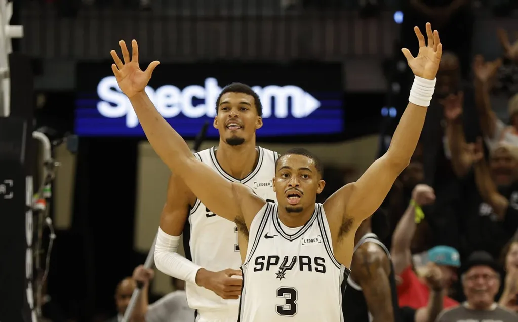 Spurs turned clippers: Wemby, Keldon Johnson shave each other's heads because ... why not?