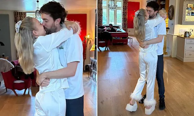 Newly-married Jack Whitehall and Roxy Horner pack on the PDA