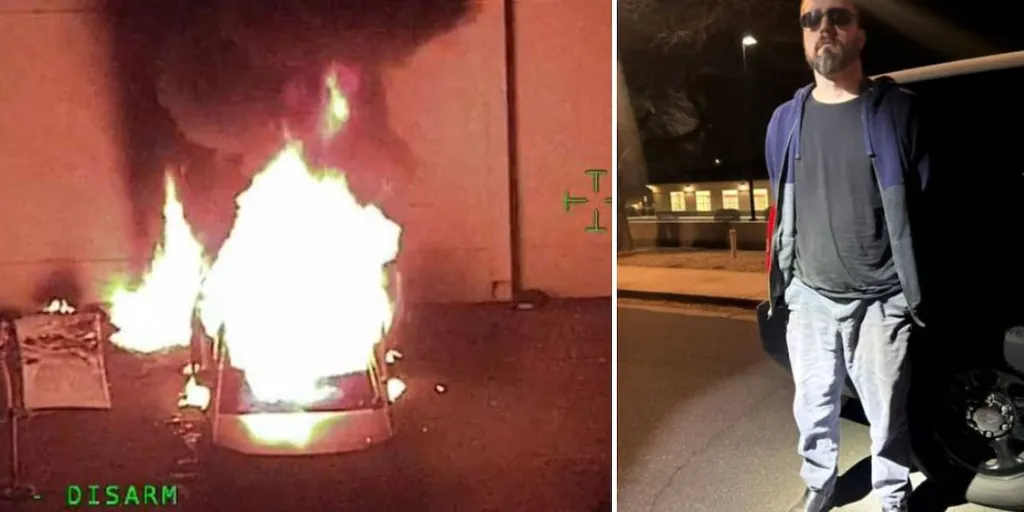 Man who set fire to a Mesa Tesla dealership sentenced to 5 years in prison