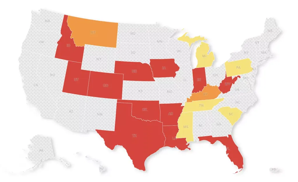 Map shows all states changing rules on SNAP benefits