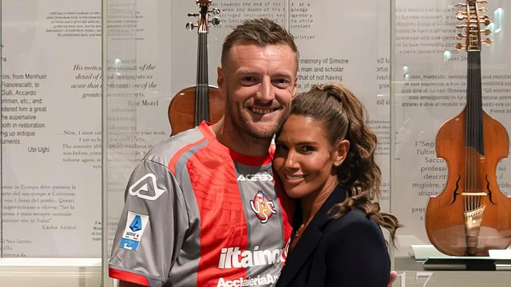 Jamie Vardy praises his wife Rebekah as couple move to Lombardy