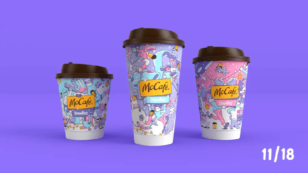 Doodles and McDonald's Turn Coffee Runs into Nationwide Digital Activation